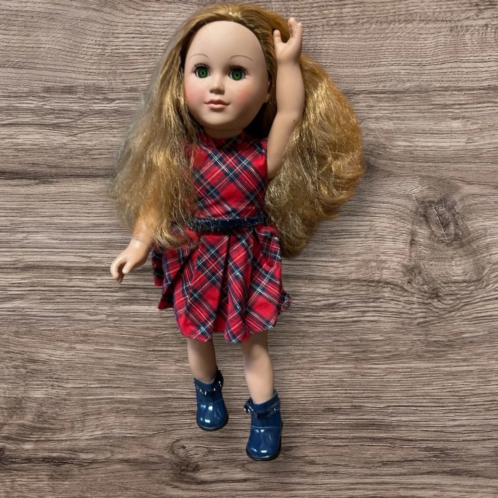 EUC My Life 18-inch fashion doll Peyton Red hair with Green Eyes